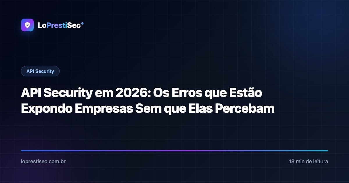 API Security em 2026: Os Erros que Estão Expondo Empresas Sem que Elas Percebam